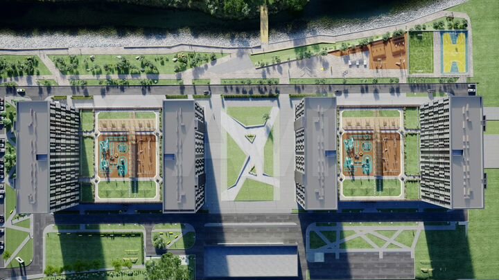 1-к. квартира, 61,6 м², 6/19 эт.