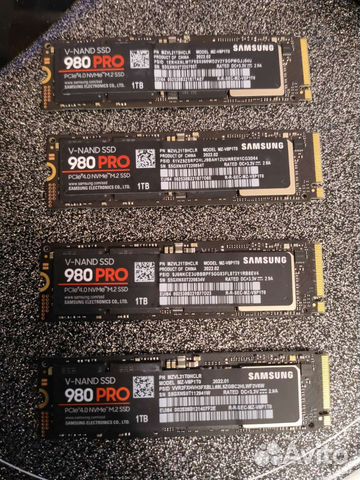 Ssd m2 nvme 1tb samsung 980 PRO, новая
