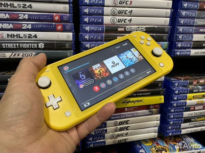 Nintendo switch lite 32/256 прошитая чип