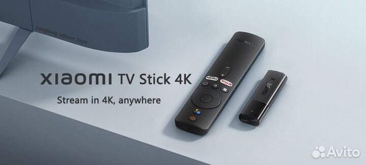Тв-адаптер Xiaomi Mi TV Stick 4K (MDZ-27-AA)