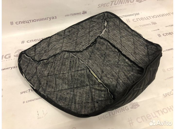 Утеплитель капота УАЗ 452, Буханка черный ромб