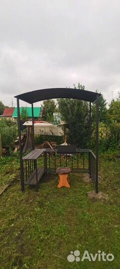 Мангал с крышей