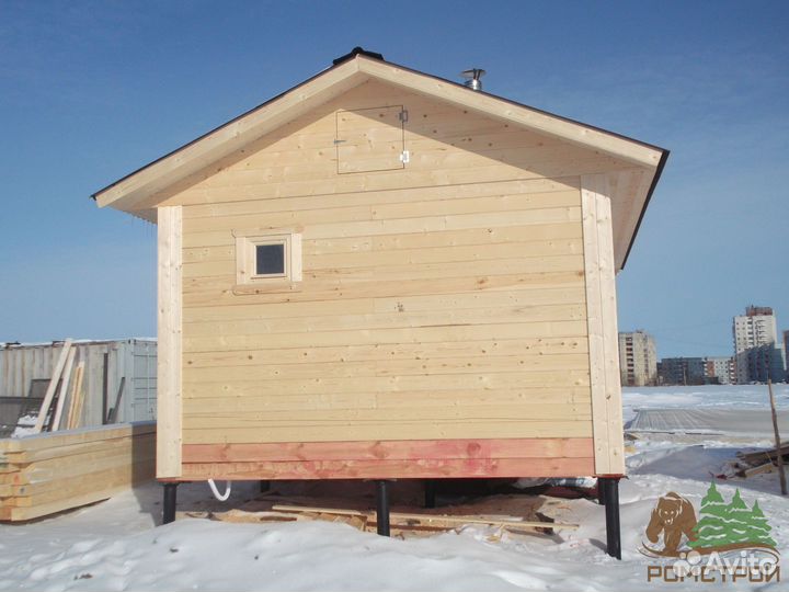 Баня из бруса 6x4м