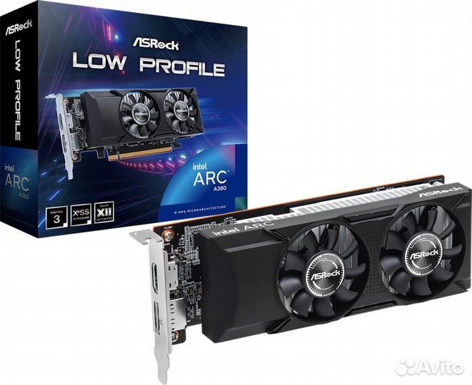 Intel Arc A380 ASRock 6Gb (A380 LP 6G)