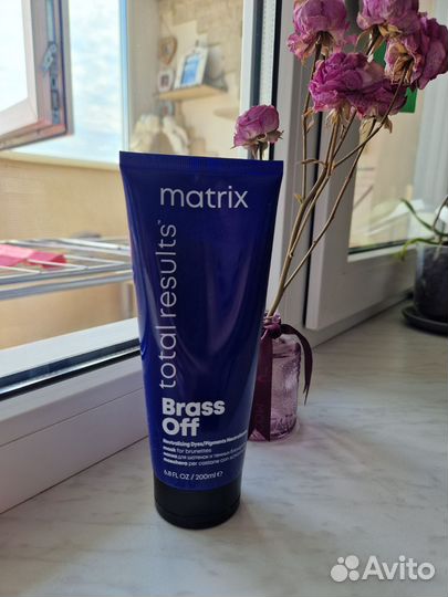 Маска для блондинок Matrix Brass off