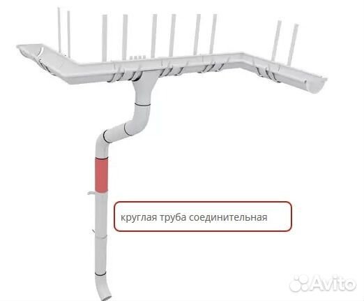 Труба водосточная металлическая Гранд Лайн D90 мм