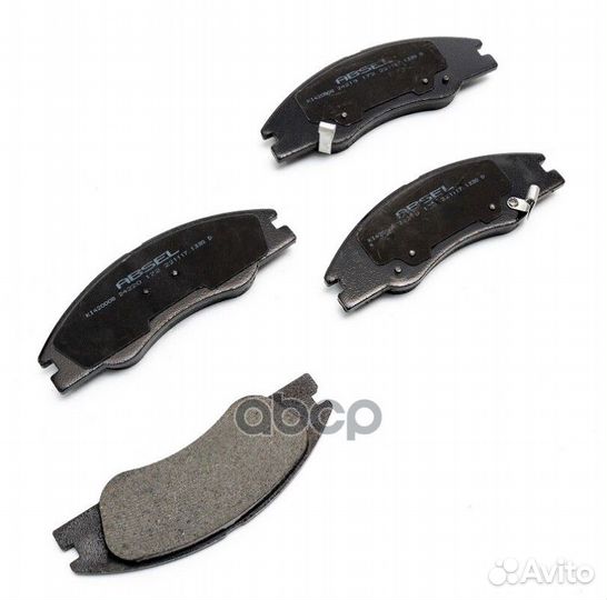 Колодки тормозные передние KI420008 absel