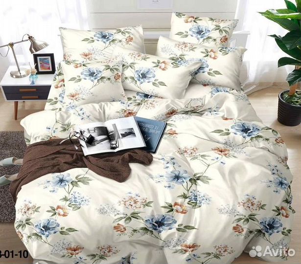 Комплект постельного белья сатин-хлопок 100