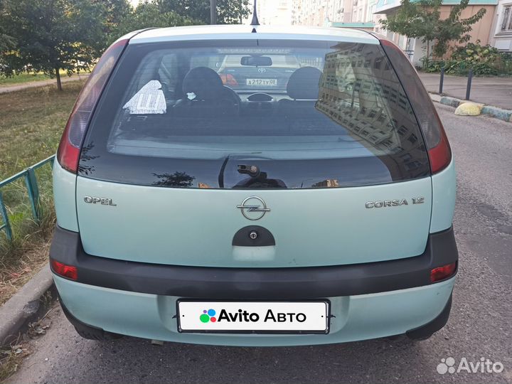 Opel Corsa 1.2 МТ, 2001, 206 390 км