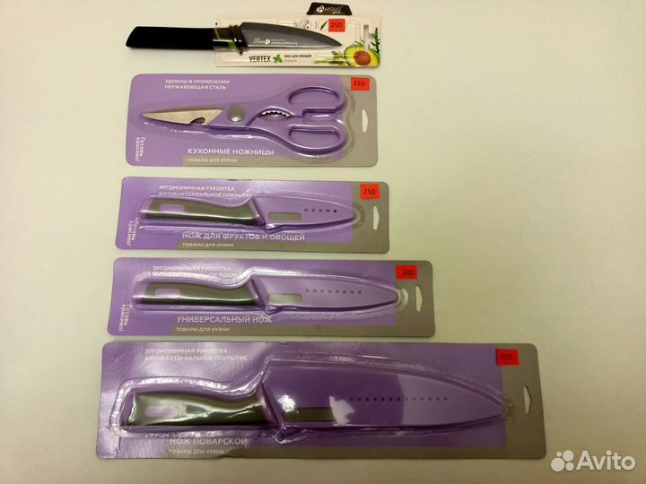 Набор кухонных ножей можно по-отдельности