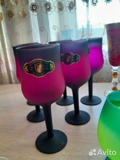 Бокалы, рюмки Богемия, хрусталь