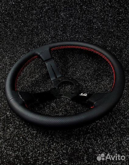 Руль Nardi style - с выносом - 350мм (перфорирован