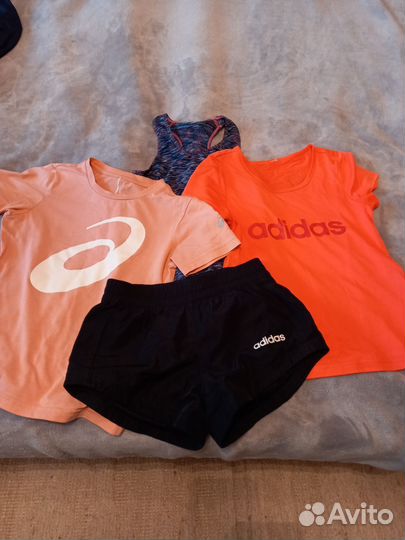 Спортивные шорты футболка для девочки