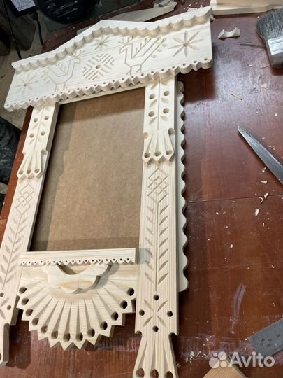 Наличник резной зеркало