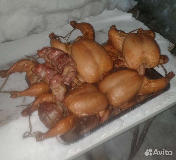 Копченое мясо, рыба