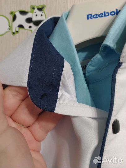 Рубашка для мальчика 30/122рост,белого цвета