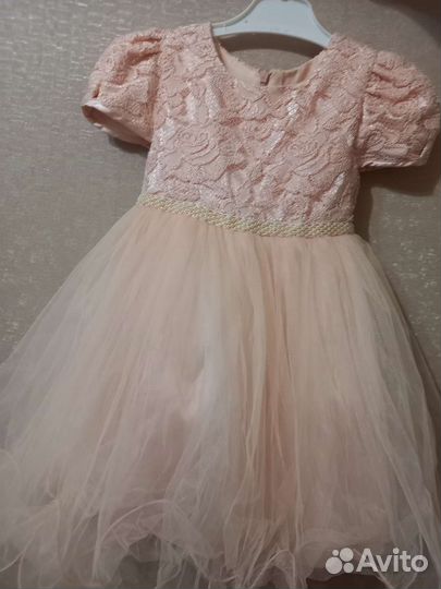 Платье для девочки балеро