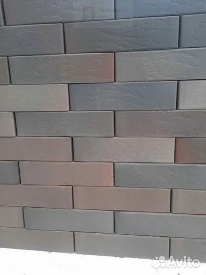 Кирпич графит Дуб (баварская кладка)