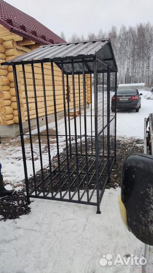 Дровник усиленный 200х100 см