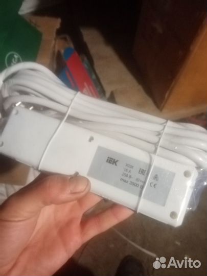 Сетевой фильтр (удлинитель) IEK