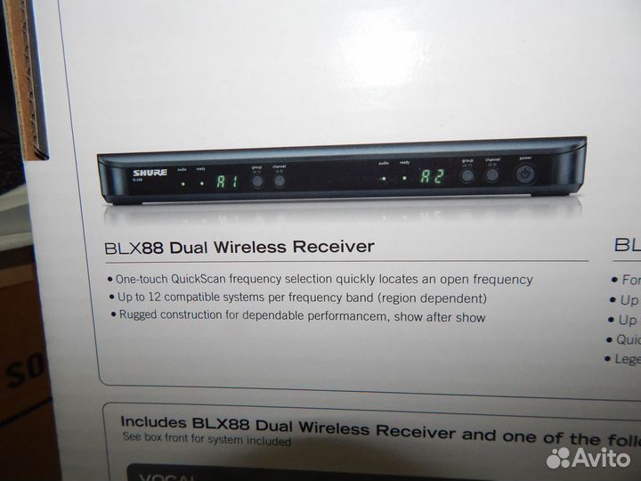 Shure BLX288/PG58 Вокальная радиосистема