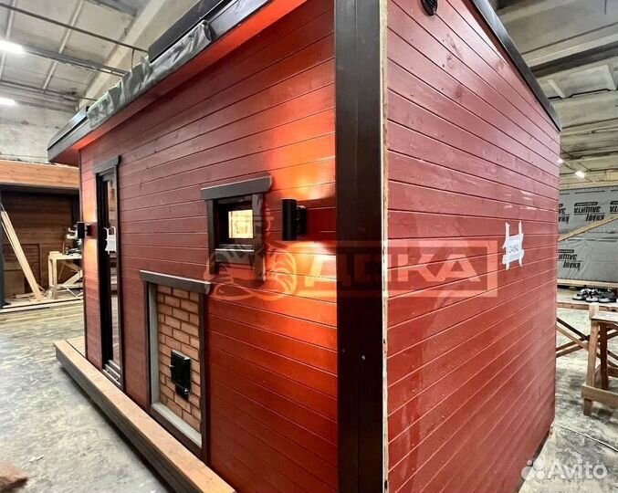 Баня каркасная быстрый монтаж