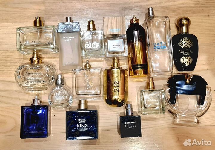 Пустые флаконы от парфюма, 16 шт лот