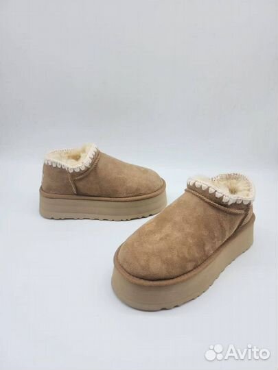 Угги Ugg женские на платформе с мехом 36-41