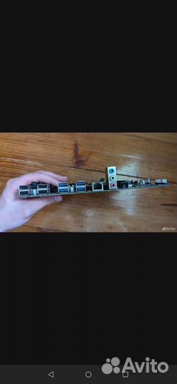 Материнская плата с процессором и памятью