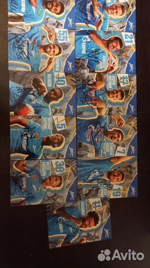 Автографы футболистов