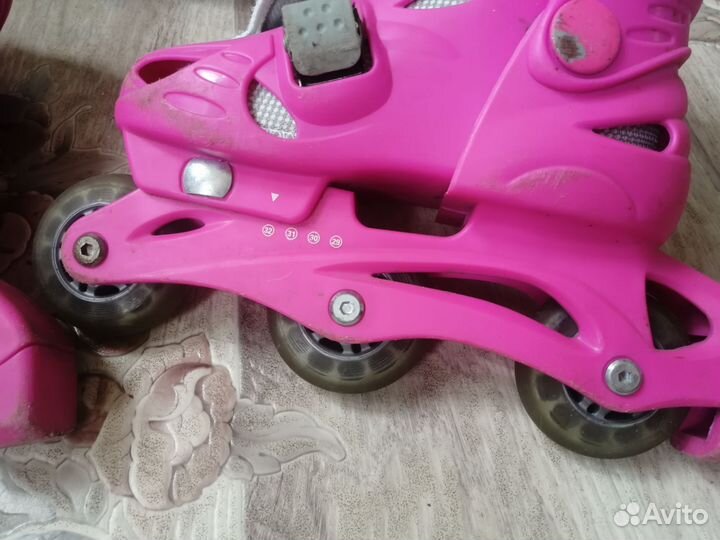 Роликовые коньки детские раздвижные 29.33