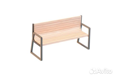 Деревянная скамейка
