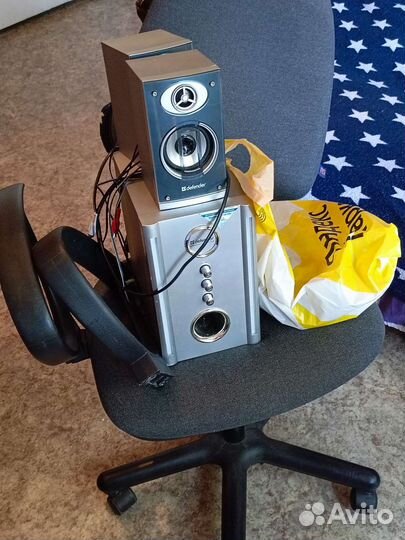 Активные акустические колонки 2.1