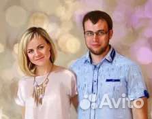 Картина маслом портрет на холсте