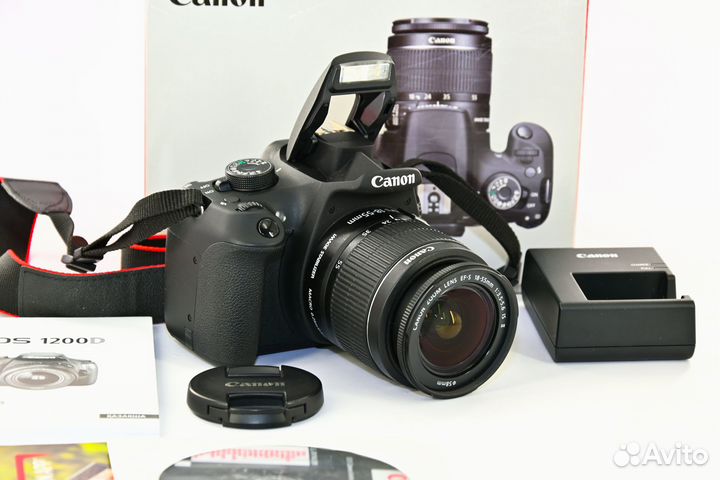 Canon EOS 1200D/T5 18.0MP Kit 18-55 как новый