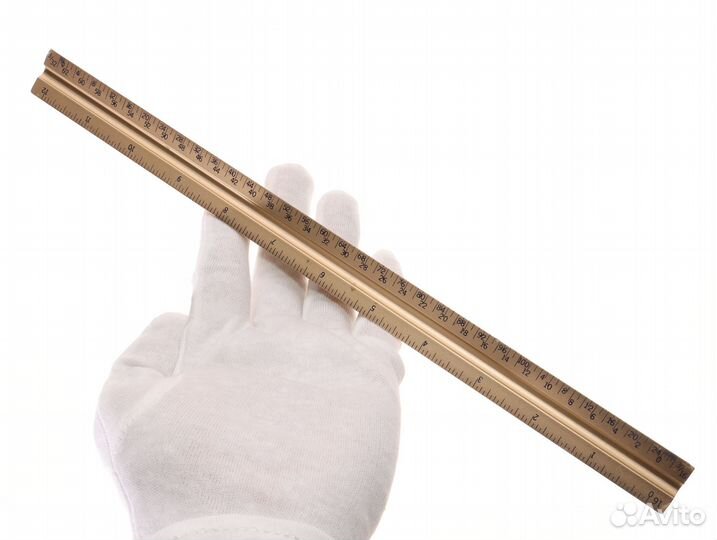 Картографическая Линейка США Винтаж