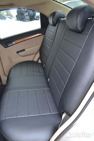 Чехлы на сидения Nissan Almera Classic Экокожа