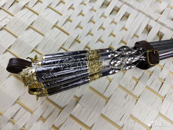 Шампуры подарочные в чехле