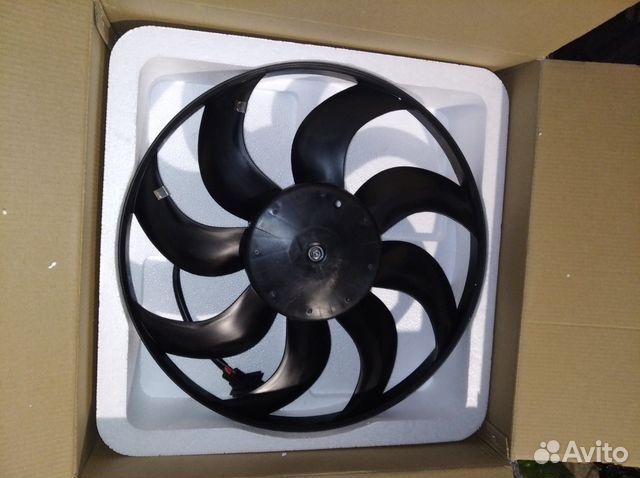 Вентилятор охлаждения двигателя Polo Sedan