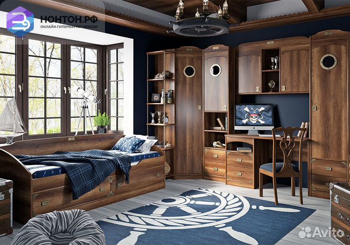 Спальный гарнитур Навигатор №1 дуб каньон