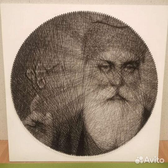 Картина нитями Гуру Нанак #1