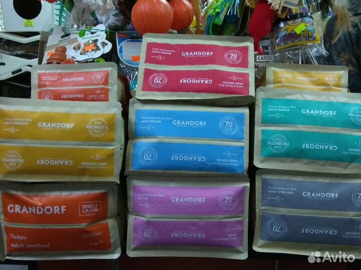 Корм Грандорф для кошек 0.4 и 2 кг Grandorf