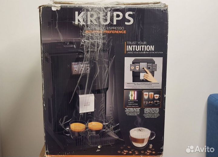 Кофемашина автоматическая Krups EA873810 черный