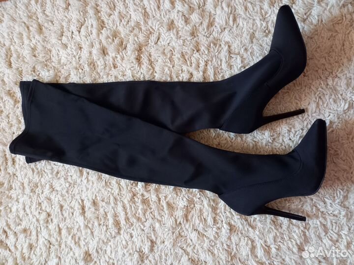 Сапоги женские ботфорты 34-35р