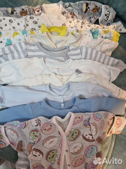 Вещи пакетом для новорожденного 56