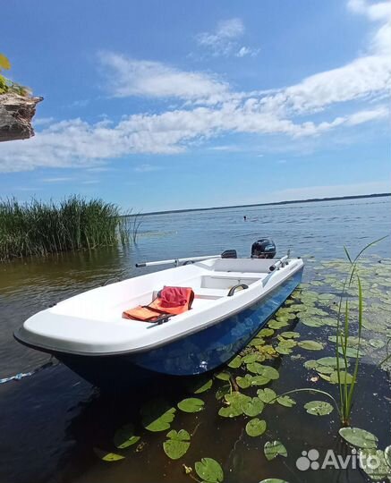 Лодка Кайман 350 с мотором Гладиатор