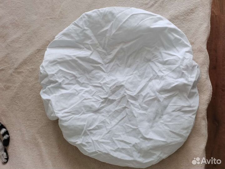 Наматрасник непромокаемый на круглую кроватку