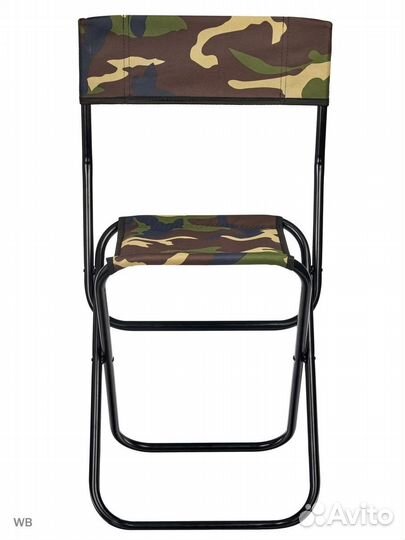 Стул для рыбалки складной со спинкой