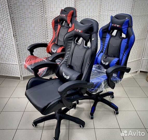 Компьютерное кресло геймерское с массажем