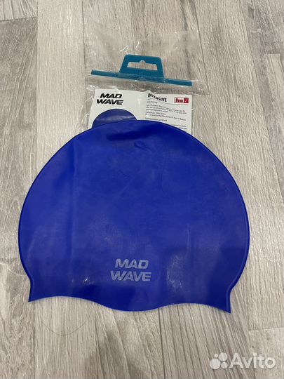 Шапочка для плавания mad wave